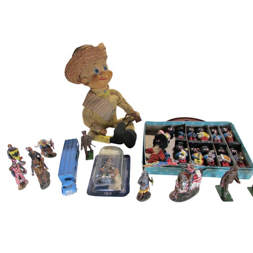 684 - A quantity (two crates) of miscellaneous vintage toys and games