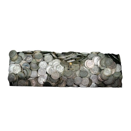 739 - A Large collection of English Silver coinage post 1920 pre 1947 - 250 oz Approx