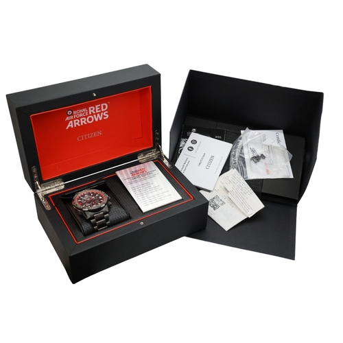 677 - Royal Air Force Red Arrows interest; a Citizen Eco-Drive Limited Edition Gent's Wristwatch, 1217/999... 