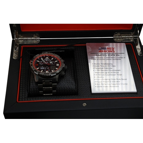 677 - Royal Air Force Red Arrows interest; a Citizen Eco-Drive Limited Edition Gent's Wristwatch, 1217/999... 