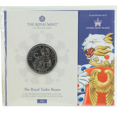 724 - 2 x Royal Mint Annual Proof sets 1991 & 2008. 10 x Royal Mint £5/Crown BUNC and 1 x Royal Mint £2 BU... 