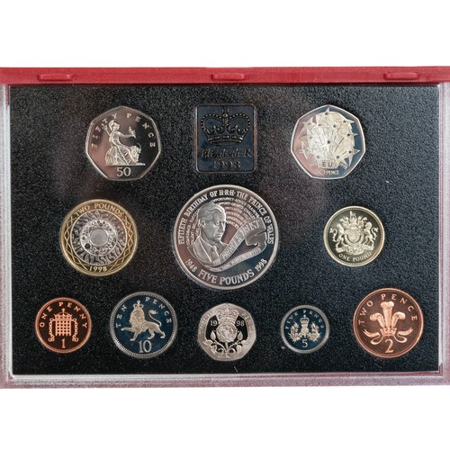 722 - 8 x Royal Mint Annual Proof Sets, 1983, 1984,1994,1996,1997,1998,1999 & 2012