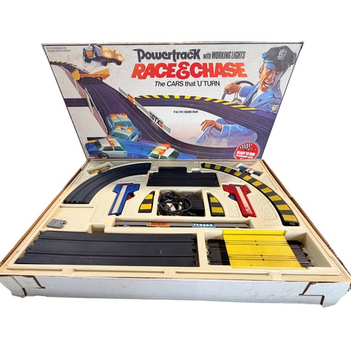 692 - Matchbox power track, race and chase set with two cars and 5.5 metres of track boxed