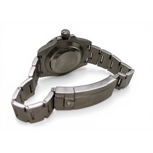 419 - Rolex. A gentleman's stainless steel Oyster Perpetual Date Submariner 'Hulk' wristwatch, reference 1... 