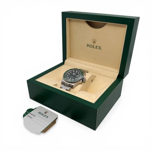419 - Rolex. A gentleman's stainless steel Oyster Perpetual Date Submariner 'Hulk' wristwatch, reference 1... 