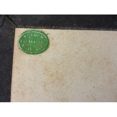  'Sketches in Switzerland, 1851' - A leather-bound album containing approx. 60 pencil sketches of Swi... 