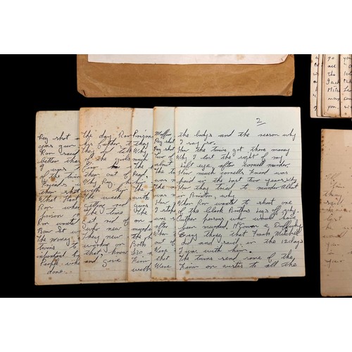 114 - Kray Twins Interest: Dickson, John - ‘’Scotch Jack”, (1930-2014). An autograph manuscript account of... 