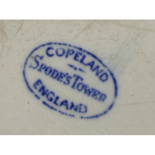 13 - A large collection of 19th century and later blue and white transfer ware, including circular compor... 