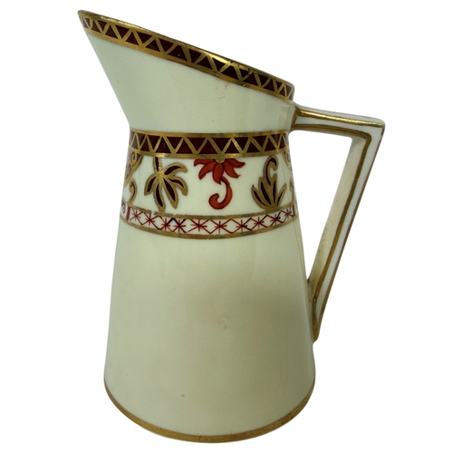 26 - A Royal Crown Derby tea ware with an oval teapot, milk jug and sugar basin, together with a collecti... 