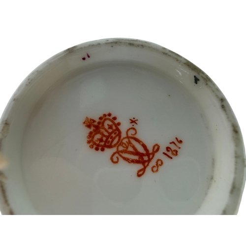 26 - A Royal Crown Derby tea ware with an oval teapot, milk jug and sugar basin, together with a collecti... 