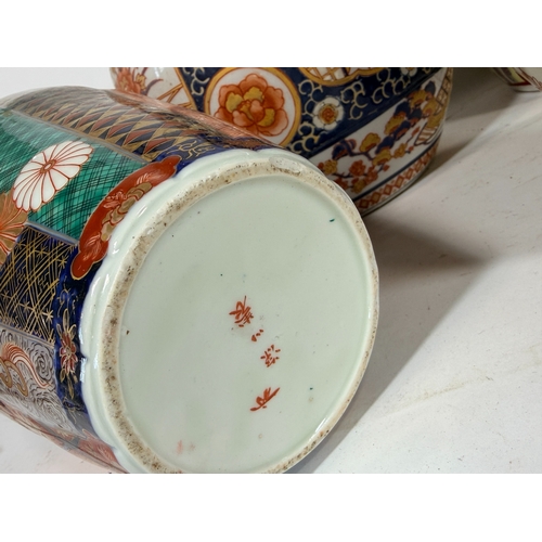 52 - A 19th century blue and white Chinese porcelain charger 40cm diameter with landscaped detail and sta... 