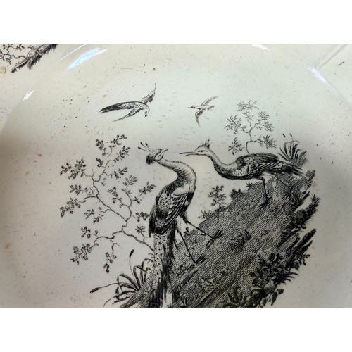 8 - A collection of 19th century dessert ware and impressed Wilson with Etruscan panels, with shaped dis... 