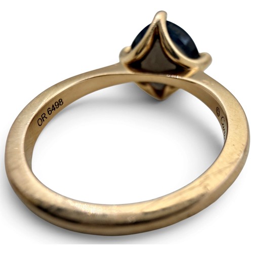 A Cartier Inde Mystérieuse ring, set with a checkboard cushion-cut ...