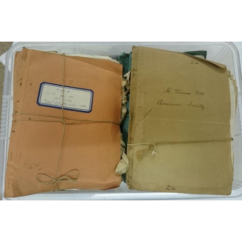 11 - Crate of Correspondence Pertaining to the Eyre Family, Letters, Legal Documents etc.