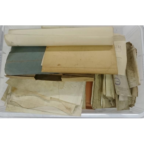 12 - Crate of Correspondence Pertaining to the Eyre Family, Letters, Legal Documents etc.