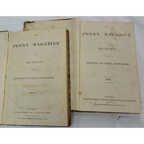 31 - Penny Magazine (1833/1837) 2 Volumes