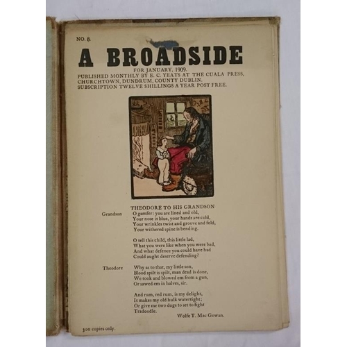 38 - Twelve Original Broadsides - January 1909 to June 1911, each with 2 Coloured Illustrations by Jack B... 