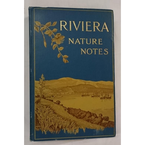 63 - 'Riviera Nature Notes' (1903) - Gilt Cloth - Illustrated