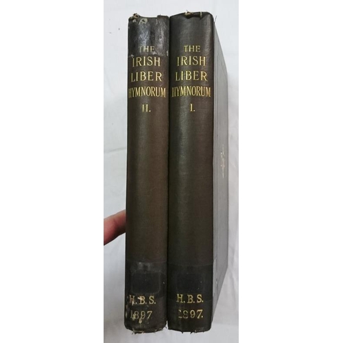64 - J. Bernard 'The Irish Liber Hymholum' (1898) - 2 Volumes - 1st Edition