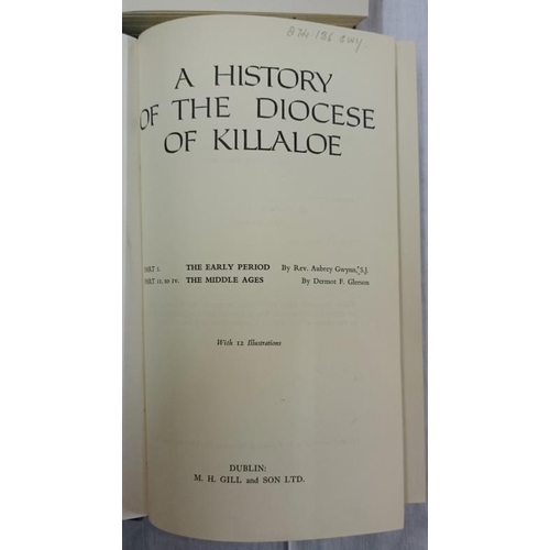 74 - Rev. P. Dwyer 'The Diocese of Killaloe' (1878) - 1st Edition;  and Dermot Gleeson 'A History of the ... 