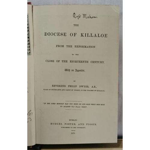 74 - Rev. P. Dwyer 'The Diocese of Killaloe' (1878) - 1st Edition;  and Dermot Gleeson 'A History of the ... 