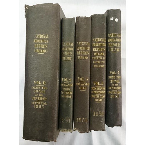 80 - National Education Reports 1846/1853 in Five Volumes