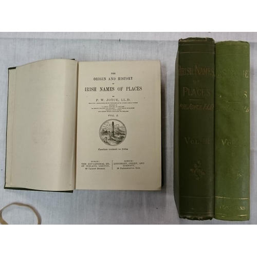 84 - P. W. Joyce 'Irish Names of Places' in Three Volumes