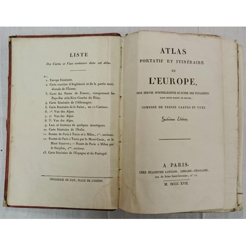 90 - 'Atles de L'Europe' (1817) - Folding Maps