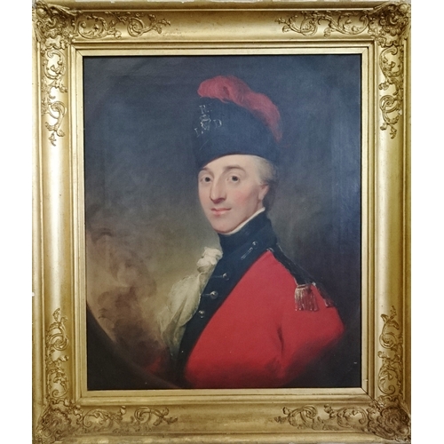 95 - Eyre Family Portrait of Captain Thomas Dancer Eyre (born 1742, died 1799), of the 4th Dragoon Guards... 