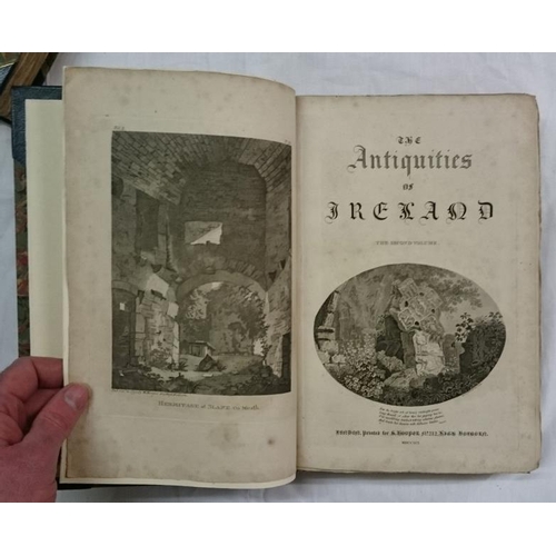 103 - Francis Grose 'The Antiquities of Ireland' (1791) - 2Volumes - Plates- Very Fine Binding