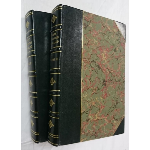 103 - Francis Grose 'The Antiquities of Ireland' (1791) - 2Volumes - Plates- Very Fine Binding