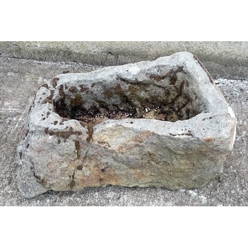 14 - Small Hand Carved Stone Planter