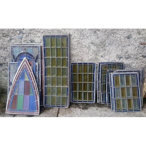 39 - Large Collection of Stained Glass Windows