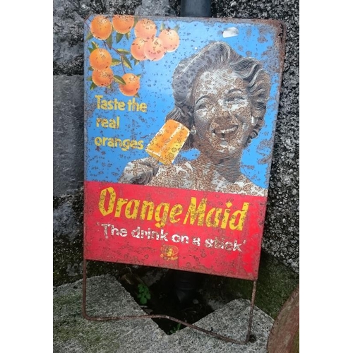 43 - Orange Maid Advertising Sign