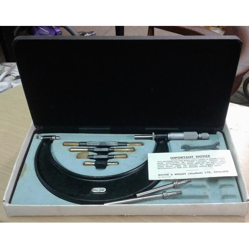 107 - Moore & Wright Adjustable Micrometer