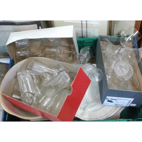 153A - Four Boxes of General Ceramics & Glassware