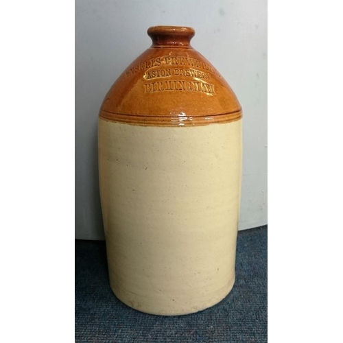 90 - Ansells Brewery Ltd, Stoneware Whiskey Jar c.16in tall