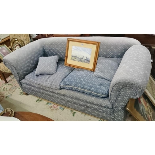 96 - Edwardian Sofa with Drop Down Arm