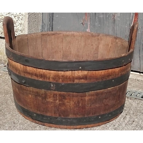 97 - Vintage Coppered Wash Tub