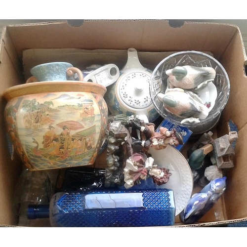 106 - Box of Various Ceramics, etc.