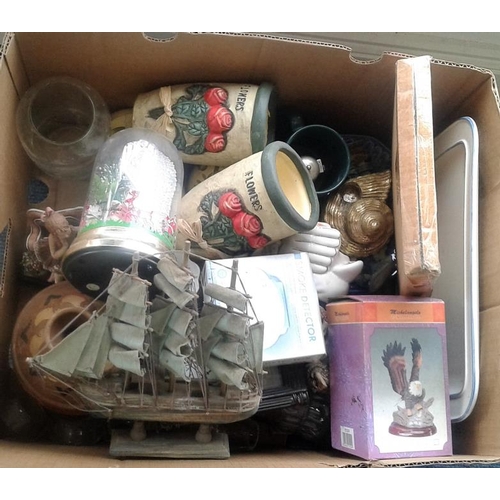 107 - Box of Various Ceramics, etc.