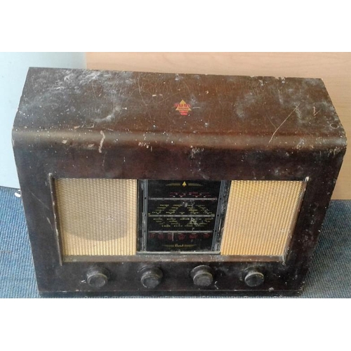 110 - Bush Wooden Cased Radio