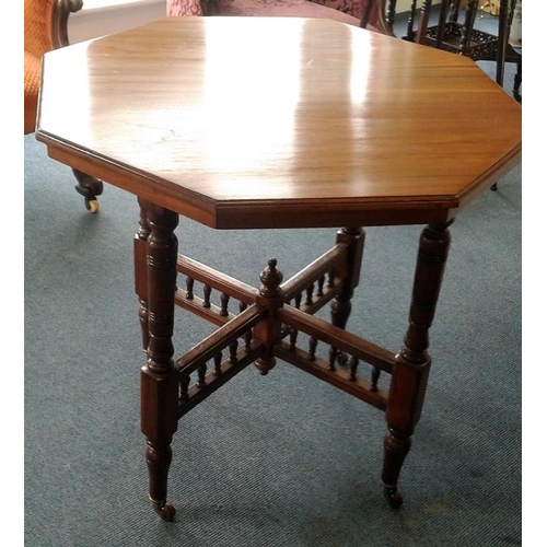 580 - Edwardian Octagonal Occasional Table