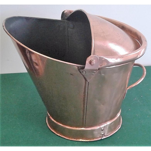 591 - Polished Copper Fuel Bucket