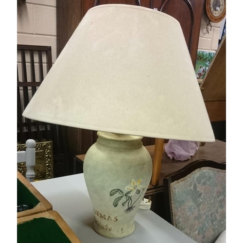 596 - Contemporary Pottery Table Lamp