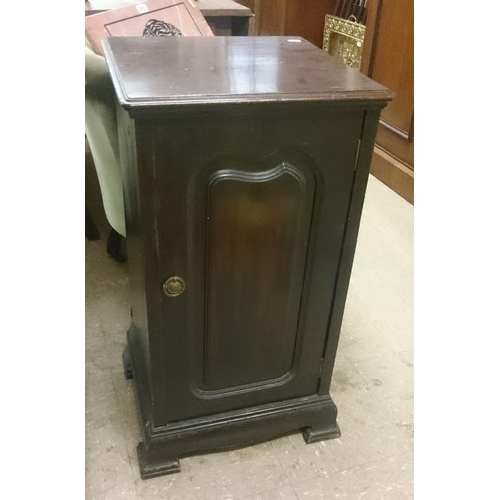 601 - Mahogany Single Door Bedside Cabinet