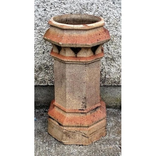 12 - Decorative Victorian Chimney Pot with Heart Detail