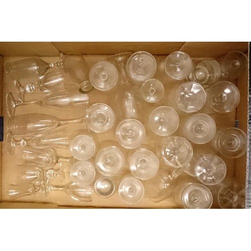 79 - Box of General Ceramics and a Box of Drinking Glasses