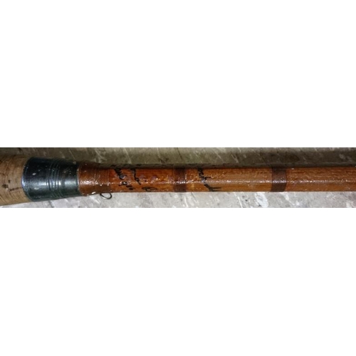 A Hardy Palakona 'Knockabout' Fly Fishing Rod, Patent No.20875/22, c.9ft8in