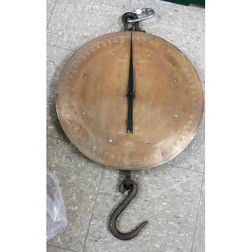 545 - Antique Salter Spring Balance Scales (to weigh 600lb)